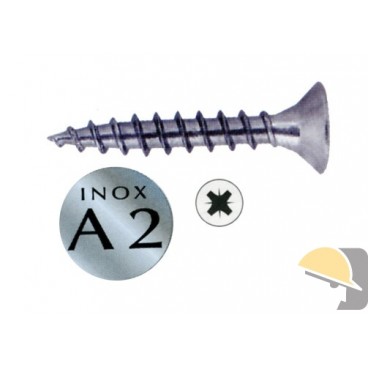 VITE T.S.P. POZI INOX A2 PER TRUCIOLARE 3 x30