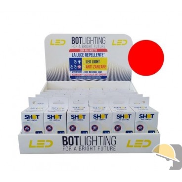 LAMPADA LED ESPOSITORE STOP INSETTi ANTIZANZARA pz.30