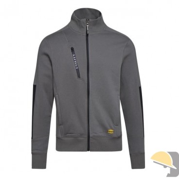 FELPA DIADORA SWEATSHIRT FZ LITEWORK GRIGIO ACCIAIO tg. S