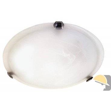 VELAMP PLAFONIERA TONDA CON DIFFUSORE ALABASTRO E27 d. cm 30