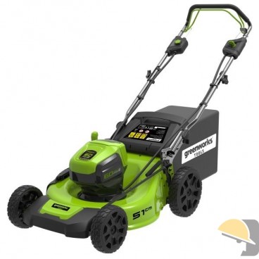 GREENWORKS 60V RASAERBA SEMOVENTE GD60LM51SP cm 51 S/CORPO