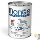 MONGE DOG SOLO gr.400 agnello patè