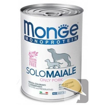 MONGE DOG SOLO gr.400 maiale patè