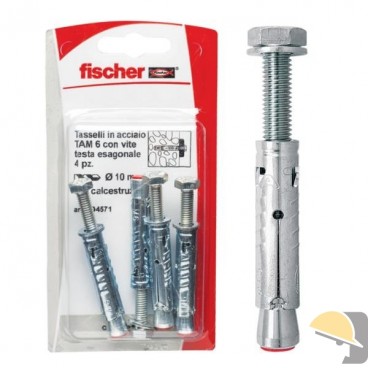 TASSELLO FISCHER BLISTER TAM 6 S/10 (bl.pz.4)