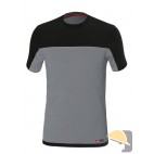 T-SHIRT ISSA STRETCH GRIGIO/NERO tg. L