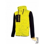 FELPA U-POWER RAINBOW GIALLO FLUO tg. M