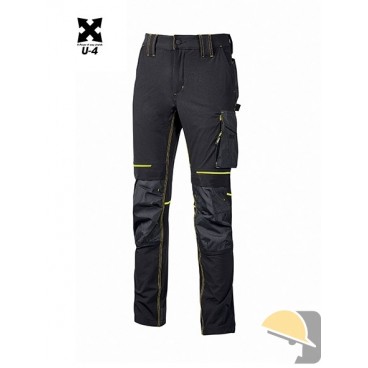 PANTALONE U-POWER ATOM BLACK CARBON tg. L