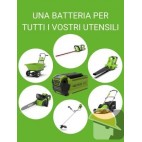 GREENWORKS 40V RASAERBA GD40LM46SP cm 45 TRAZIONE SOLO CORPO