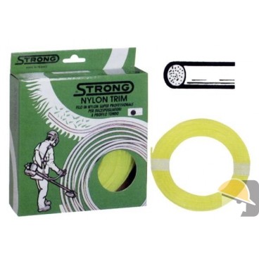 FILO NYLON STRONG TONDO iIN VALVA mm 2,4  mt 100