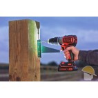 BLACK&DECKER TRAPANO PERCUSS. BL188KB 18V 2 BATT BRUSHLESS