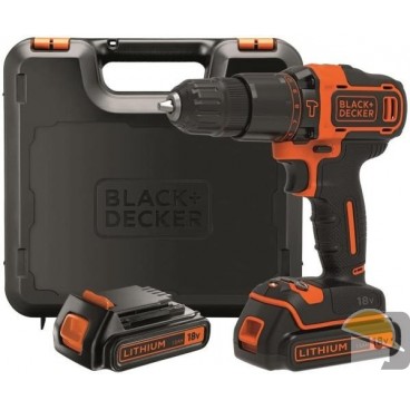 BLACK&DECKER TRAPANO PERCUSS. BDCHD18KB-QW 18V