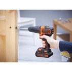 BLACK&DECKER TRAPANO PERCUSS. BDCHD18KB-QW 18V