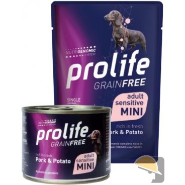 PROLIFE DOG WET BUSTA gr 100 GRAIN FREE PORK & POTATO