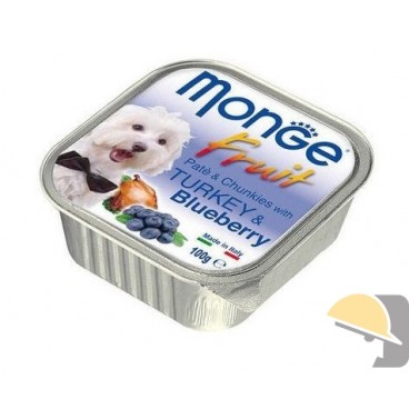 MONGE DOG FRESH FRUIT TACCHINO E MIRTILLI gr 100