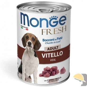 MONGE DOG FRESH gr.400 VITELLO