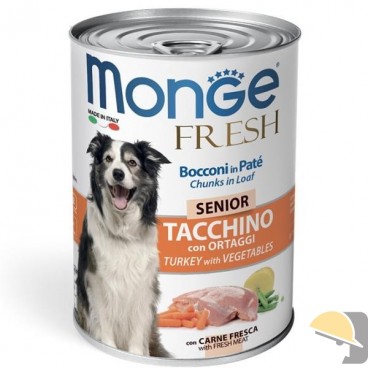 MONGE DOG FRESH gr.400 TACCHINO CON ORTAGGI