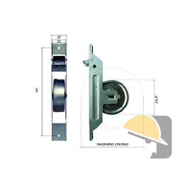 AVVOLGITORE SEMINCASSO S/PLACCA ml 5x165