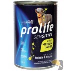 PROLIFE DOG WET LATTINA 400 gr SENSITIVE RABBIT & POTATO