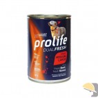 PROLIFE DOG WET LATTINA 400 gr DUALFRESH MANZO/OCA