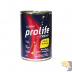 PROLIFE DOG WET LATTINA 400 gr EXTREME CINGHIALE/QUAGLIA/FAG