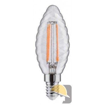 LAMPADA SHOT LED STICK TORTIGLIONE E14 2,5W 2700°K