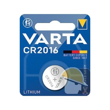 VARTA BATTERIA BUTTON LITHIUM CR2016 3V