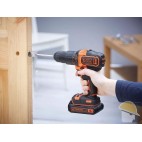 BLACK&DECKER TRAPANO PERCUSS. BDCHD18K-QW 18V