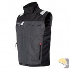 GILET ISSA LUCKY GRIGIO/NERO tg. L