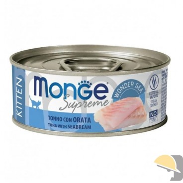 MONGE CAT SUPREME KITTEN TONNO/ORATA g80