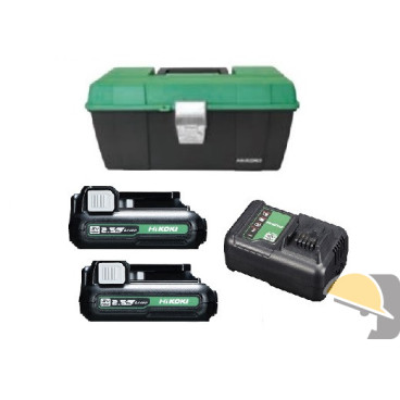 HIKOKI KIT ALIMENTAZIONE 12V 2,5Ah ENERGY PACK