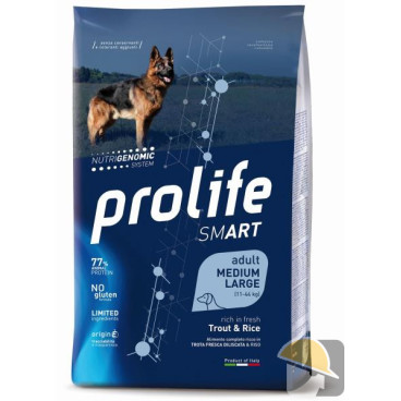 PROLIFE DOG SMART ADULT ALL BREEDS TROUT & RICE 12 KG