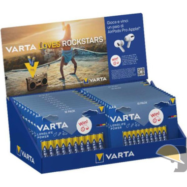 VARTA KIT ESPOSITORE DA BANCO 22 blister pz.10