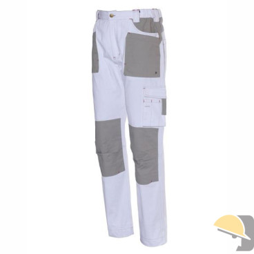 PANTALONE ISSA STRETCH BIANCO tg. (52/54) L