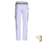 PANTALONE ISSA STRETCH BIANCO tg. (52/54) L