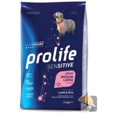 PROLIFE DOG SENSITIVE LAMB & RICE ML 10kg