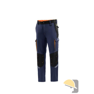 PANTALONE SPARCO TECH BLU/ARANCIO tg. L