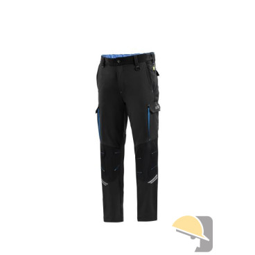 PANTALONE SPARCO TECH NERO/AZZURRO tg. L