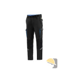 PANTALONE SPARCO TECH NERO/AZZURRO tg. XXL