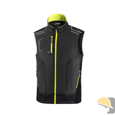 GILET SPARCO TECH LIGHT VEST GRIGIO/GIALLO tg. M