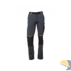 PANTALONE U-POWER ATOM LADY GREY/FUCSIA tg. L