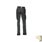 PANTALONE U-POWER ATOM LADY GREY/FUCSIA tg. XS