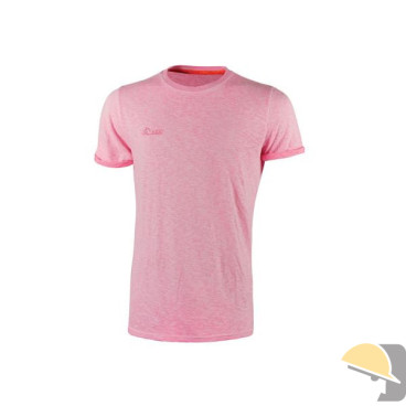 T-SHIRT U-POWER FLUO PINK cf.pz.3 tg. L