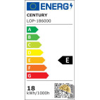 CENTURY PLAFONIERA LED LUMENTOP cm  63 18W 2340lm