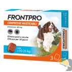 FRONTPRO COMPRESSE MASTICABILI CANI >10-25 kg 3 compresse