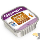 GEMON GATTO UMIDO PATE' SENIOR POLLO-TACCHINO gr 100