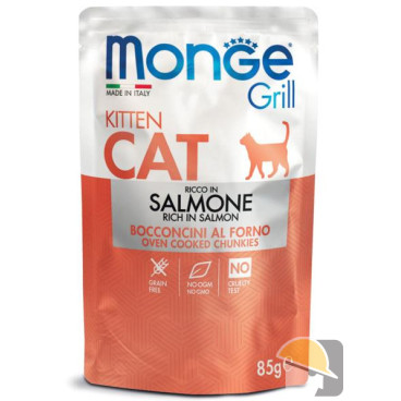 MONGE CAT BUSTA GRILL KITTEN SALMONE gr 85