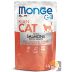 MONGE CAT GRILL BUSTA KITTEN SALMONE gr 85