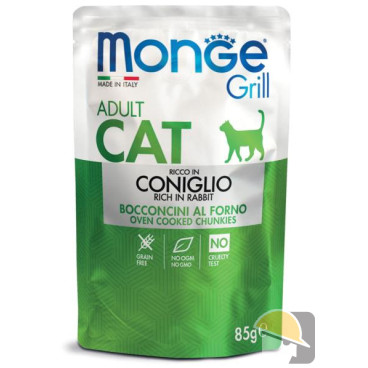 MONGE CAT BUSTA GRILL ADULT CONIGLIO gr 85