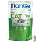 MONGE CAT GRILL BUSTA ADULT CONIGLIO gr 85