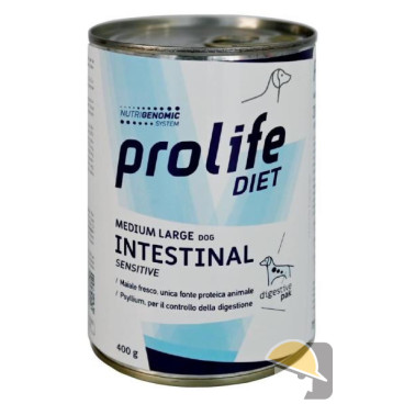 PROLIFE DOG WET LATTINA 400 gr DIET INTESTINAL SENSITIV